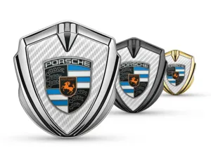 Porsche Emblema Fender Badge Personalizzabile Edizione Pro